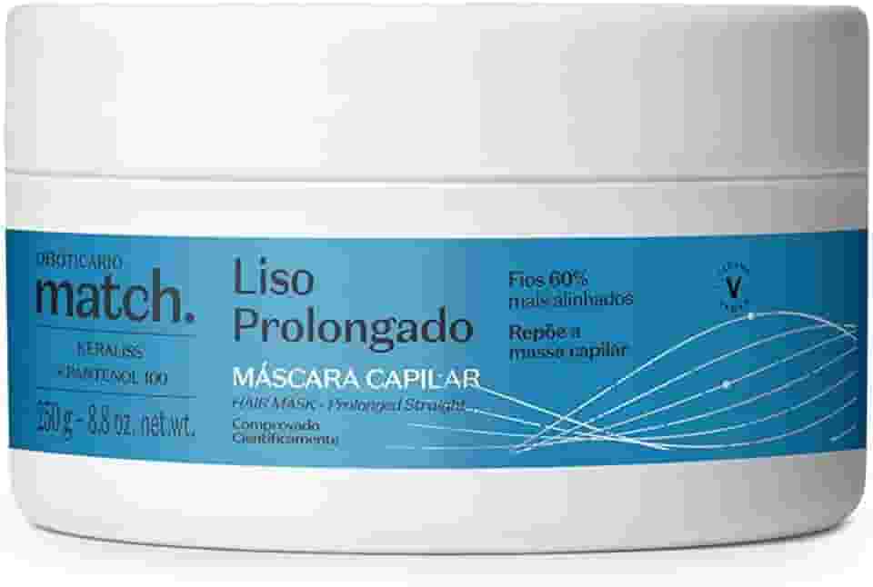 O BOTICARIO MATCH MASCARA CAPILAR LISO PROLONGADO 250g