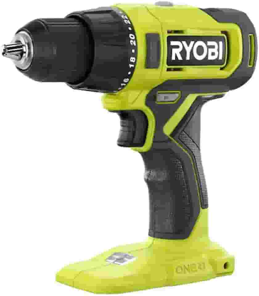 RYOBI One+ 18 V, sem fio, 1,27 cm (1/2") Furadeira/parafusadeira (apenas ferramenta) PCL206B