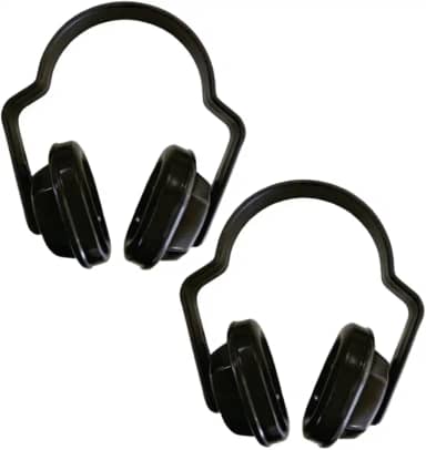 Kit 2 Abafador de Ruído Protetor Auricular Tipo Concha com CA