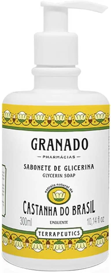 Granado Sabonete Líquido Terrapeutics, Castanha Do Brasil, Amarelo, 300ml