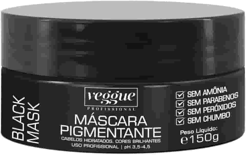 Máscara Matizadora Black Preta Veggue Profissional 150g