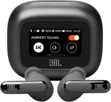 JBL, Fone de Ouvido Bluetooth, Live Beam 3, In-ear, Tela de 1.45', Cancelamento de Ruído - Preto