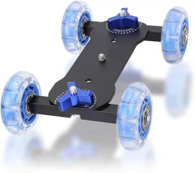 Controle deslizante para câmera, mesa de câmera, controle deslizante, trilho de carga de mesa, pista patinadora com capacidade de 10 kg, para filmadora DSLR, telefones celulares sem espelho,