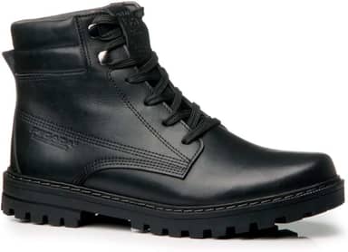 Bota Masculina Jungle Couro Anilina Preto Pegada 181553-02