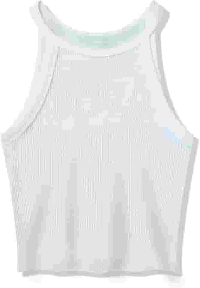 Regata Feminina Camiseta Feminina Decote Em Ribana Canelada Slim Fitness para Academia Treino Yoga