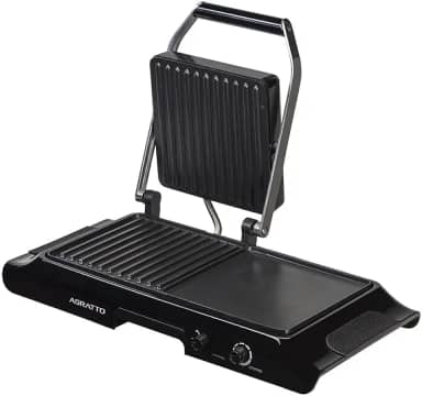 GRILL ELETRICO DUO GRILL MR CHEFF PRENSA GDG 02 PR 1600W 220V AGRATTO