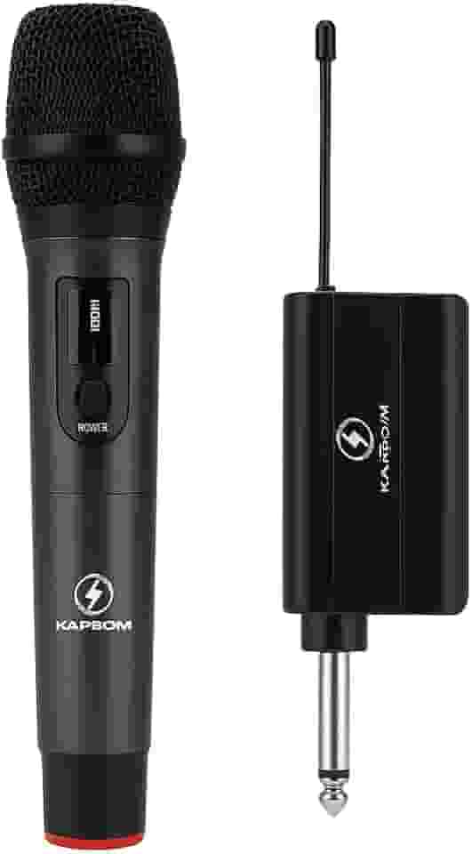 Microfone Sem Fio Profissional Wireless – Ideal para Igrejas, Eventos, Palestras, Apresentações e Música ao Vivo