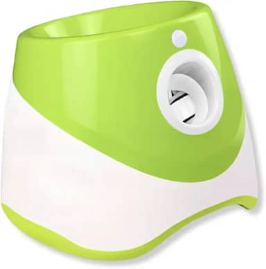 Lançador Automático de Bolinhas para Cães | Alcance Ajustável 3–9m | Diversão Interativa | Exercício Físico e Mental | Ideal para Pets Pequenos e Médios (Verde Limão)
