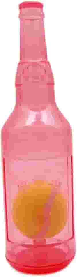 Brinquedo interativo com garrafa de água para cães que gostam de mastigar, vermelho, S