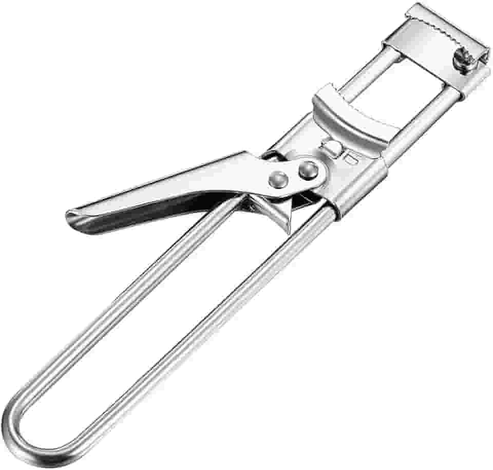 Abridor Ajustável Em Aço Inox Para Potes, Frascos 19cm