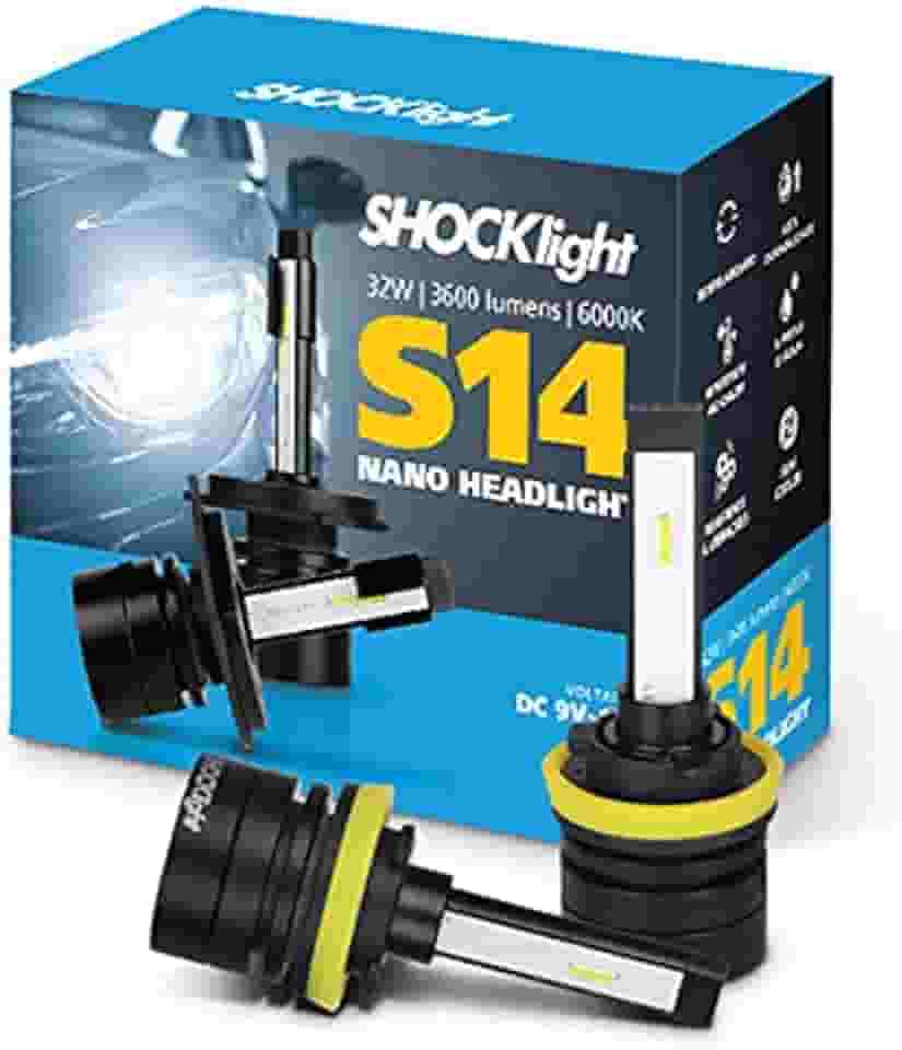 Lâmpada Super Led Mini Shocklight 32w S14 Nano H11 6000k