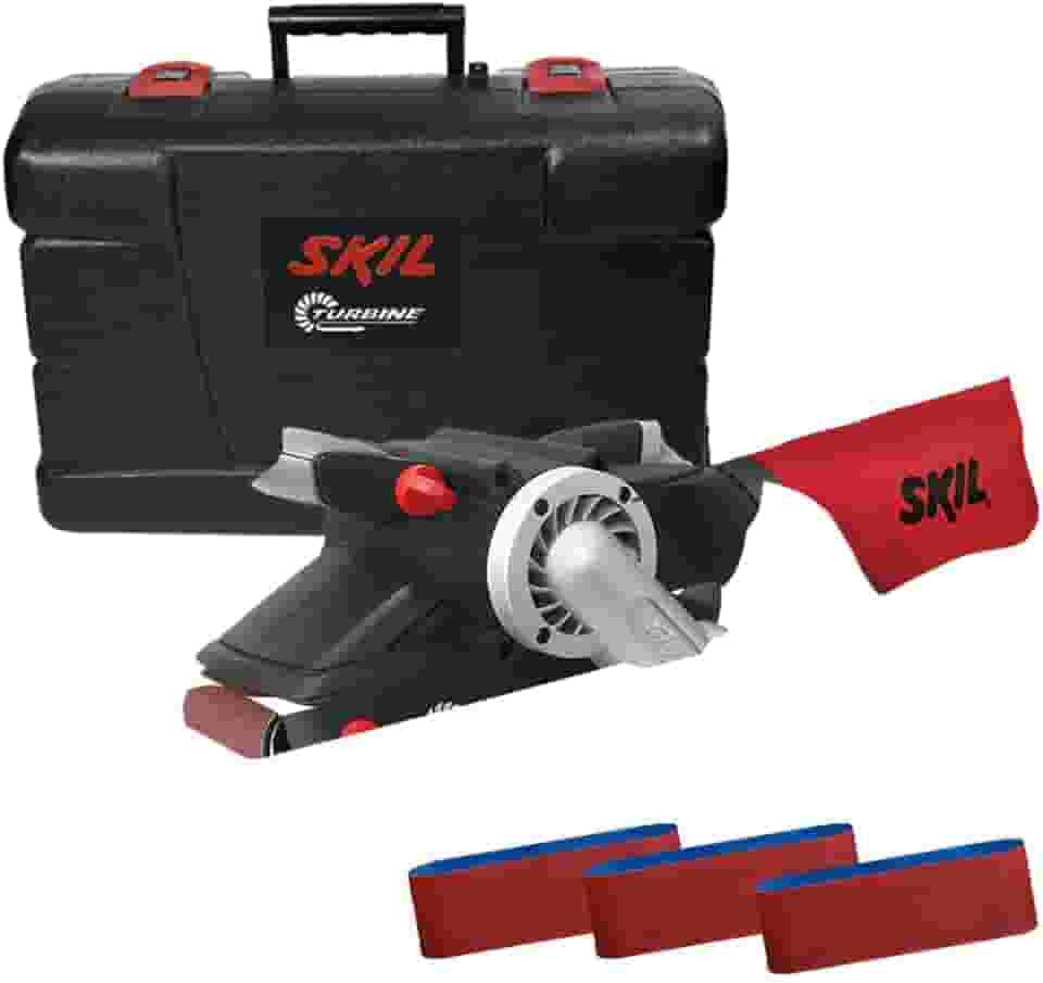 Skil Lixadeira de Cinta 7640 900W 220V com 3 lixas e maleta