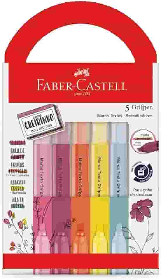 Marca-texto Grifpen com Cheirinho Faber-Castell, Revigora & Energiza - MT/ES5REZF