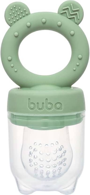 Buba, Porta-Frutinhas Em Silicone Ursinho Verde