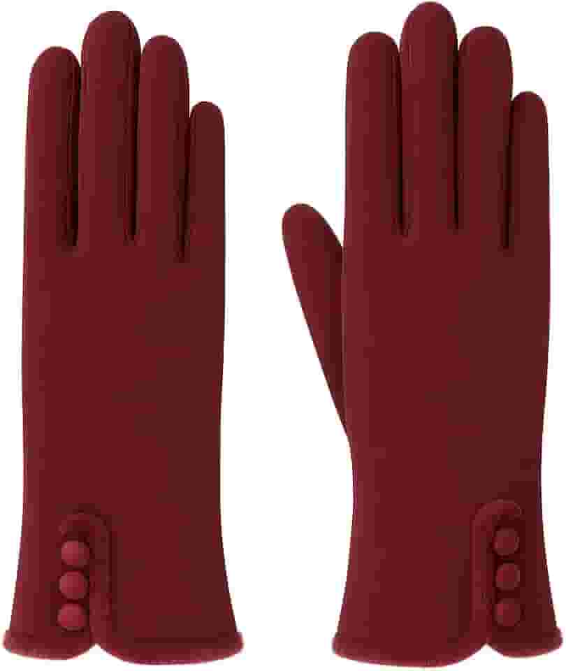 Luvas femininas para tela sensível ao toque, térmicas, neve, inverno, vento, dirigir, corrida, ciclismo