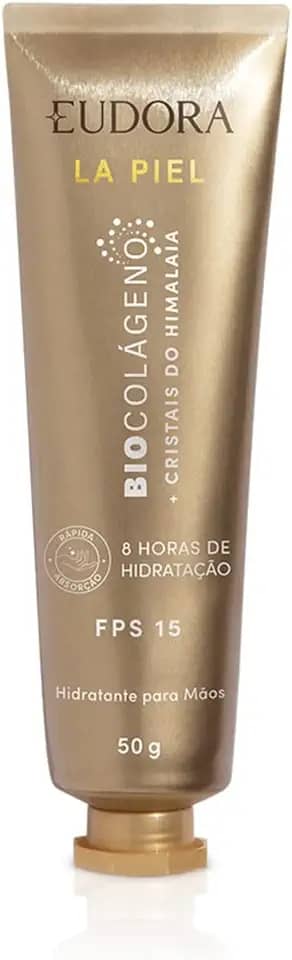 Eudora La Piel Cristais do Himalaia Creme Hidratante Para as Mãos FPS15 50g