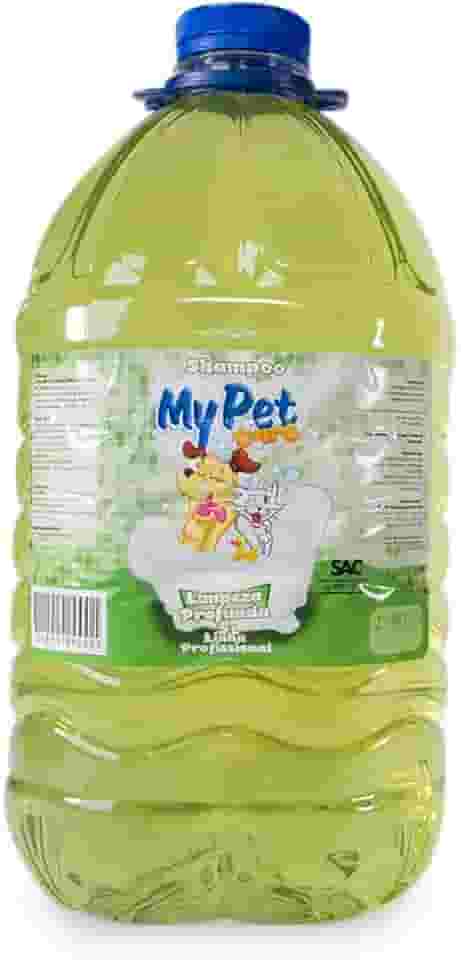 MY PET BRASIL Shampoo Para Cachorros Modelo Limpeza Profunda Shampoo Profissional Pet Banho E Tosa Galão De 5 Litros