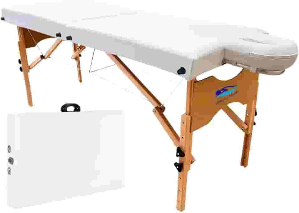 Maca Dobrável Madeira RA01 300kg Branco