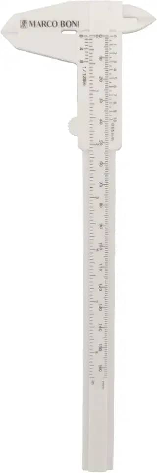 Paquímetro para Sobrancelhas, 1885, Marco Boni, Branco, 1 Unidade, Marco Boni