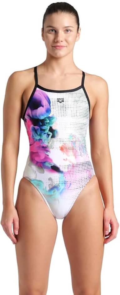 Maiô Arena Performance Women's Airbrush Challenge Back Swimsuit Sporty Bathing Suit ArenaFeminino