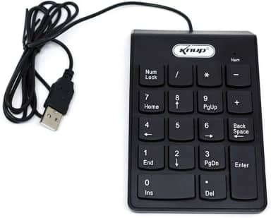 Teclado Numérico Usb 2.0 Kp-2003a Knup Com Fio e 18 Teclas