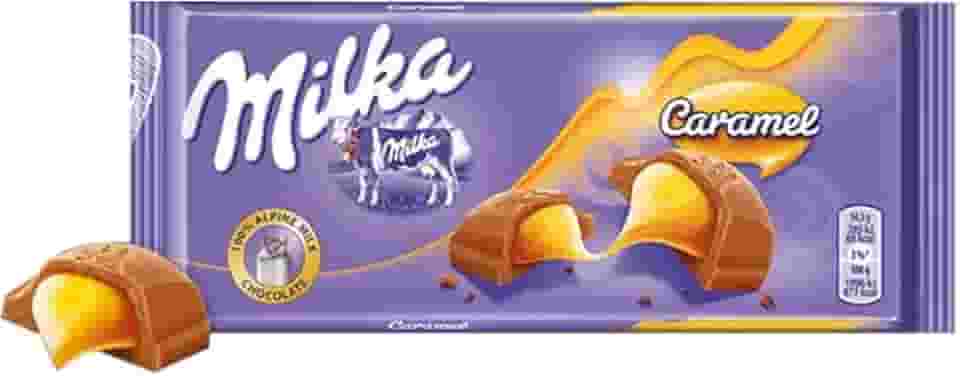 Chocolate Milka Recheado Caramel 100G