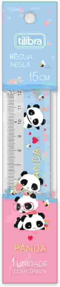 Tilibra - Régua em Poliestireno 15cm Panda