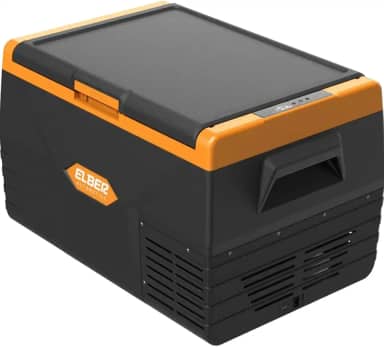Geladeira Portátil Elber Black Line 50 Litros Preta 12v 24v - Caminhão Camping Motorhome