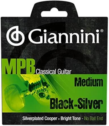 Giannini GENWBS MPB Brazilian Jazz Series Guitarra Clássica Banhada a Prata Cobre/Preto Nylon Cordas