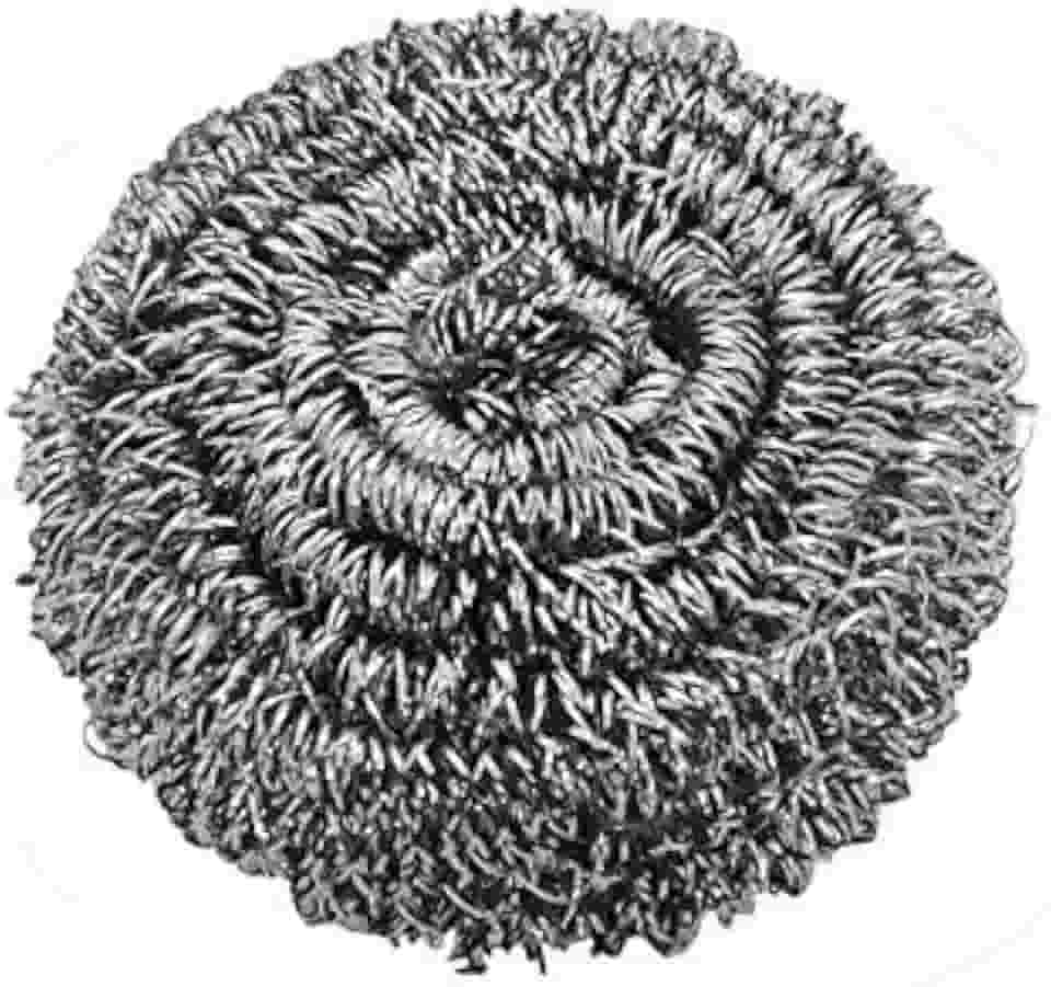 Tuut Esponja de Inox para Limpeza Pesada 8cm – Alta Eficiência e Durabilidade