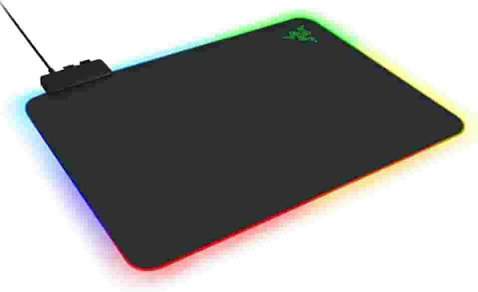 Razer Mouse pad Firefly rígido V2 RGB para jogos: iluminação Chroma personalizável - gerenciamento de cabos integrado - controle e velocidade equilibrados - base de borracha antiderrapante