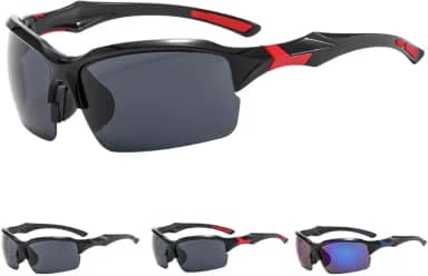 Óculos Esportivo para Ciclismo Corrida Pesca MTB – Lente Espelhada com Proteção UV400 e Armação Leve Antiderrapante