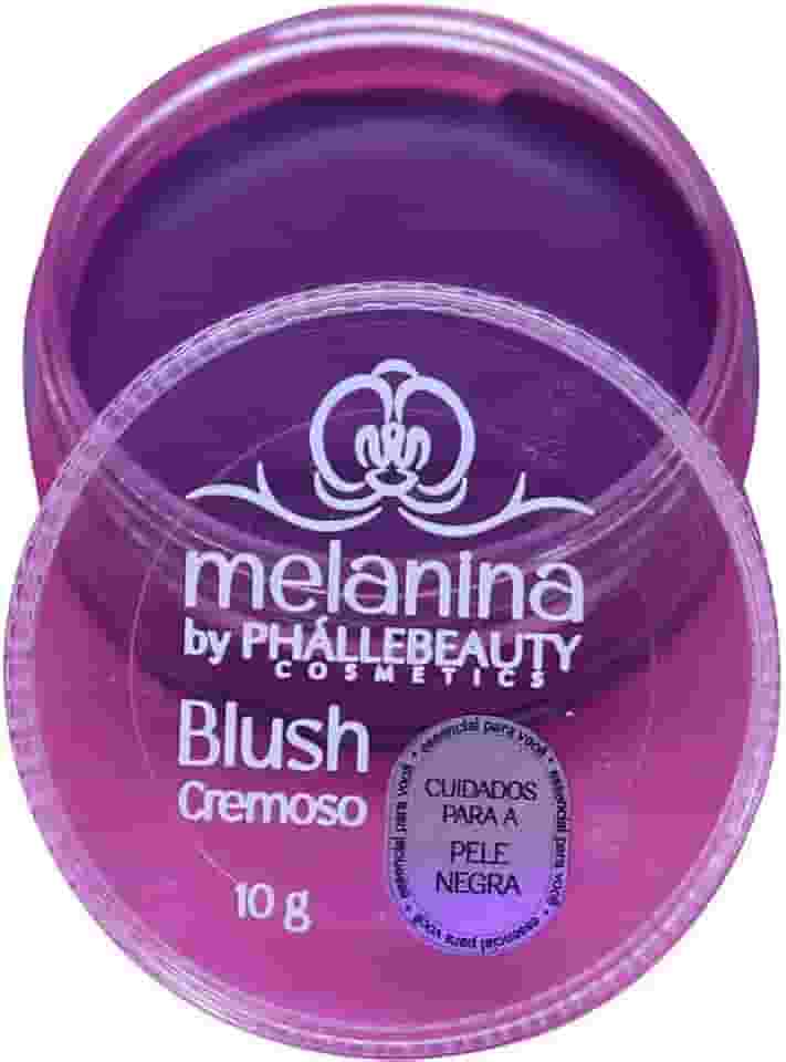 Phállebeauty Melanina - Blush Cremoso Bochechas e Lábios Pele Negra 10g