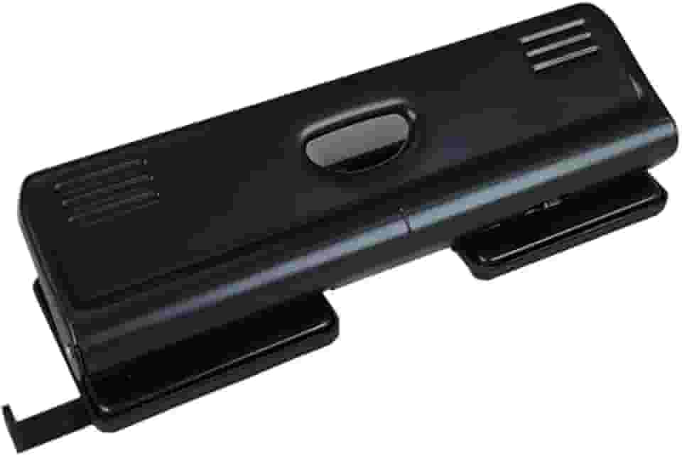 Perfurador 4 Furos Furador De Papel A4 Fichário Metal Reforçado Fura Até 20 Folhas Scrapbook Artesanato Escola