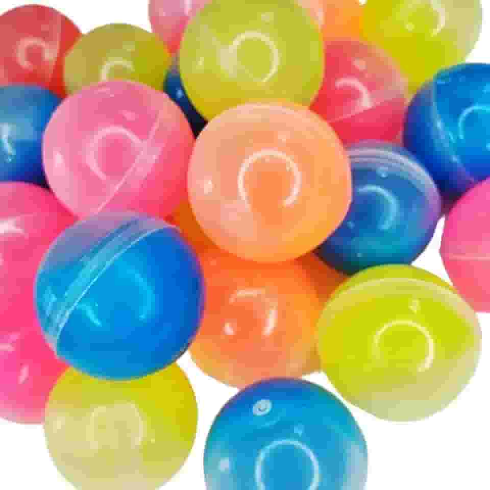 Kit de Geleca Slime Colorida com 50 Cápsulas - Diversão Criativa e Educativa para Crianças, Perfeito para Festas e Lembrancinhas