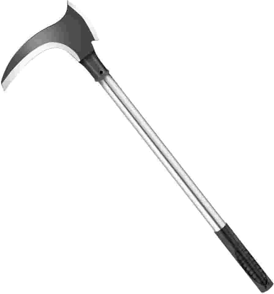 Foice de Corte Duplo de Aço Com Alto Manganês, Cabo Longo, Corr de Grama Multifuncional, Ferramenta Agrícola de Pesca de Montanha Para Cortar Árvores E Hadinha Corte E Corte de Aço de Alta Resist