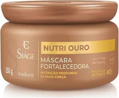 SIAGE MASCARA CAPILAR NUTRI OURO 250g RPCK, Eudora Siàge