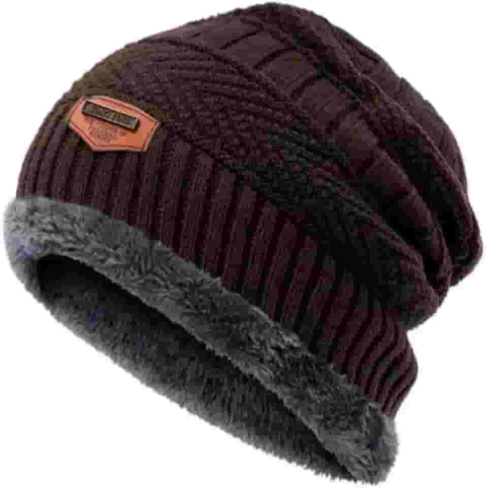 Gorro Frio Extremo Lã Forrado Pelinho Touca Estilosa Feminina Masculino Cores Viagem