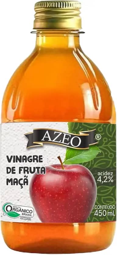 Vinagre de Maçã Organico 450ml Azeo - Selo Organico