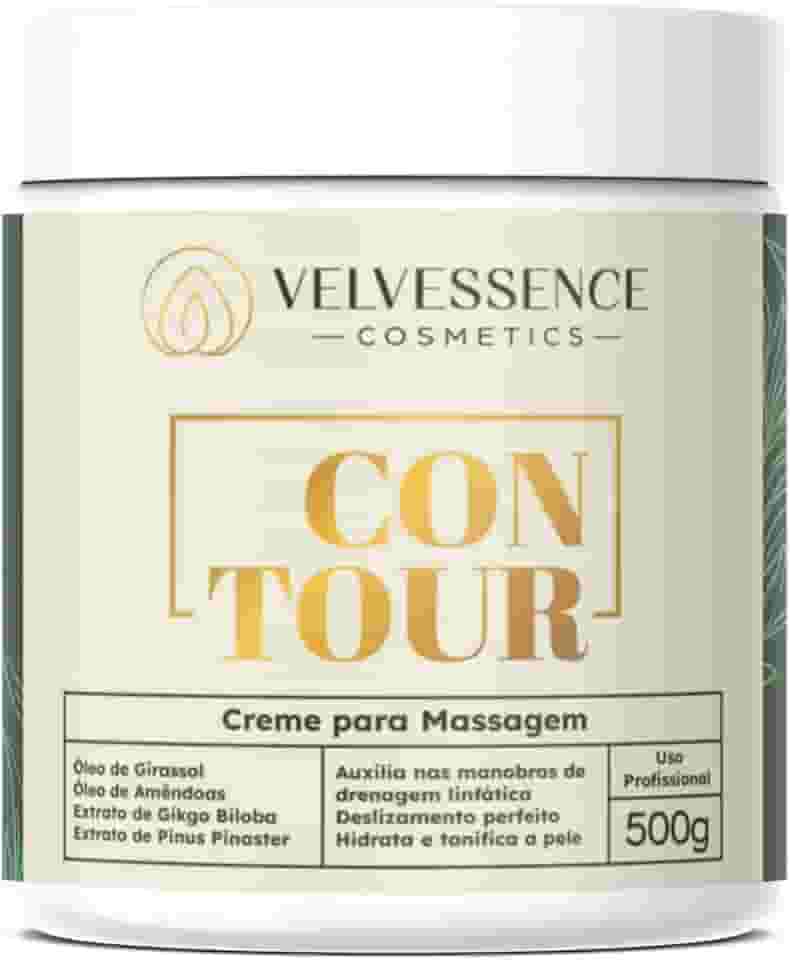 Creme Corporal Profissional para Massagem e Drenagem Linfática – Textura Leve, Ação Hidratante, Tonificante e Relaxante – Ideal para Uso Estético ou Autocuidado Diário
