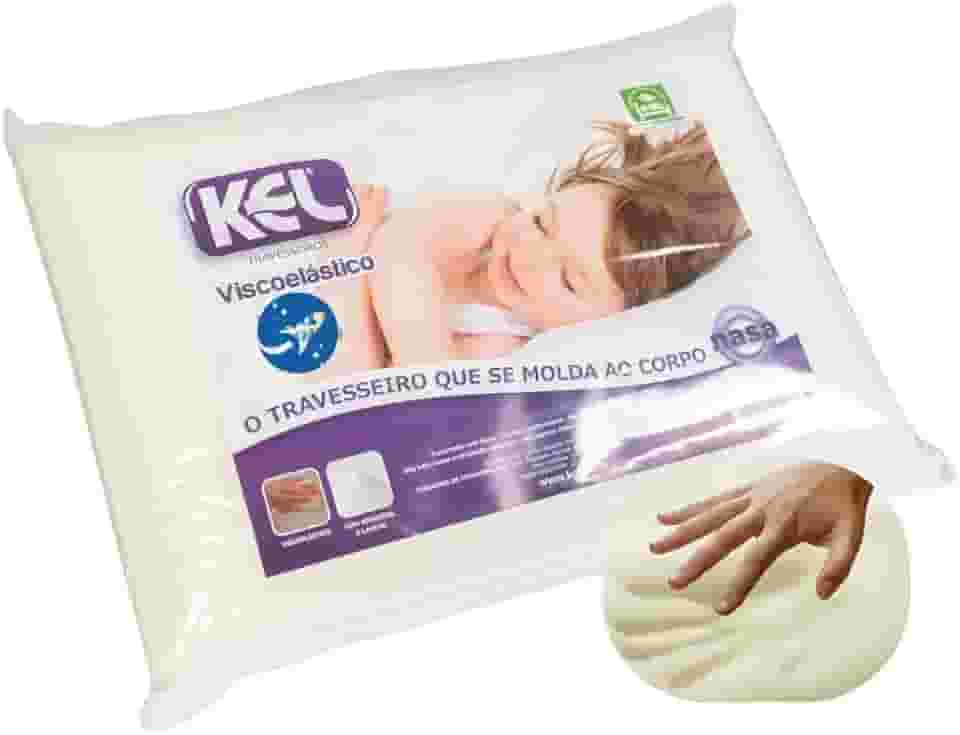 Travesseiro Nasa Kids Viscoelástico Infantil – Acima de 3 Anos – Conforto Anatômico e Suporte Ortopédico