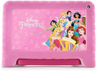Tablet Infantil Princesas com Controle Parental 4GB RAM + 64GB + Tela 7 pol + Case + Wi-fi + Android 13 + Quad Core Multi - NB418