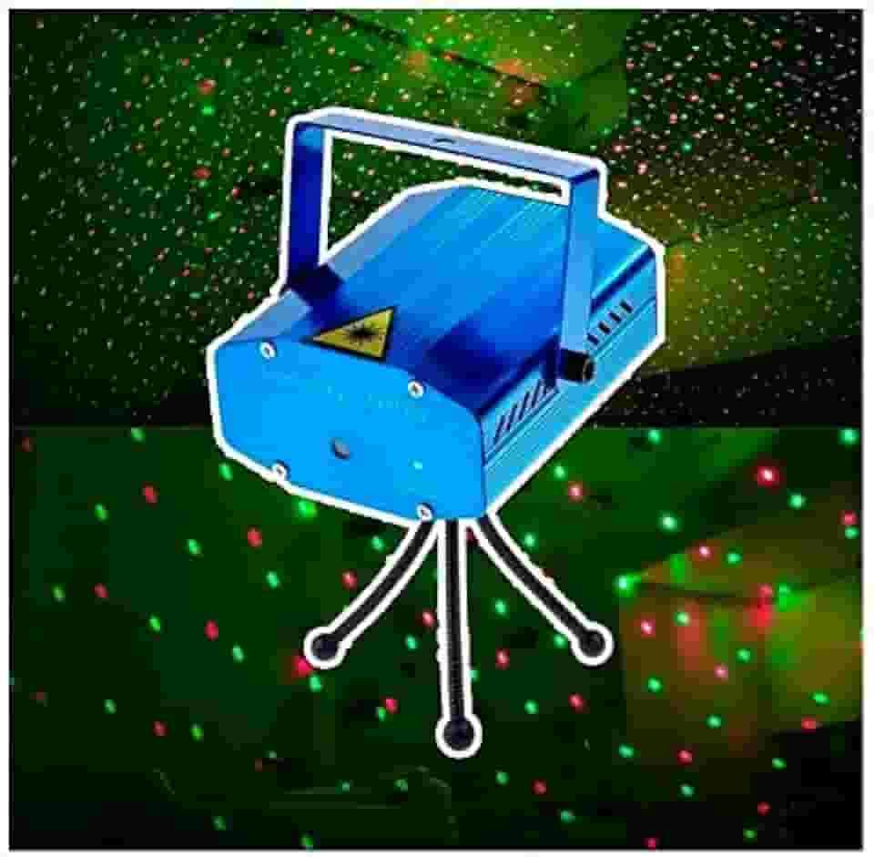 Mini Projetor Holográfico Canhão Laser Decoração De Festas Natal Aniversario