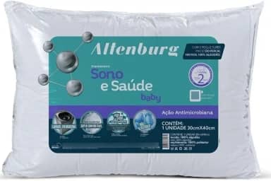 Travesseiro Altenburg Sono e Saúde Baby, 30 x 40 cm