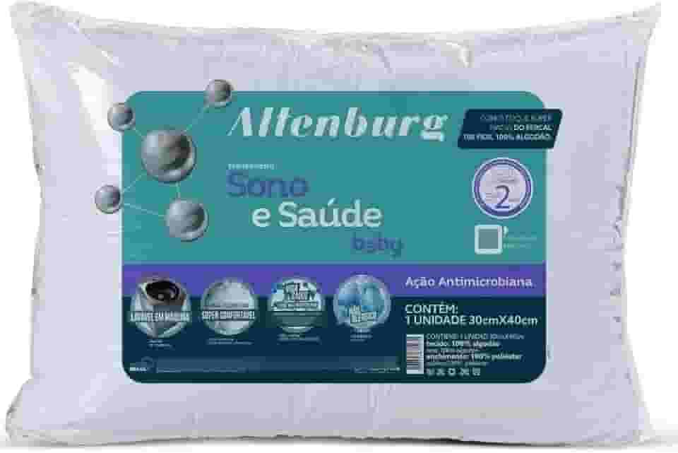 Travesseiro Altenburg Sono e Saúde Baby, 30 x 40 cm