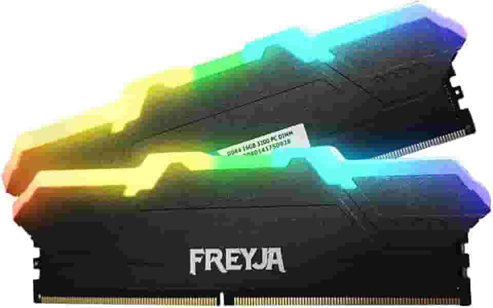 Memória RAM Freyja RGB 16GB (01x16GB) DDR4 3200MHz DIMM 1,2V, Excelente Desempenho para Computadores Desktop de Jogos