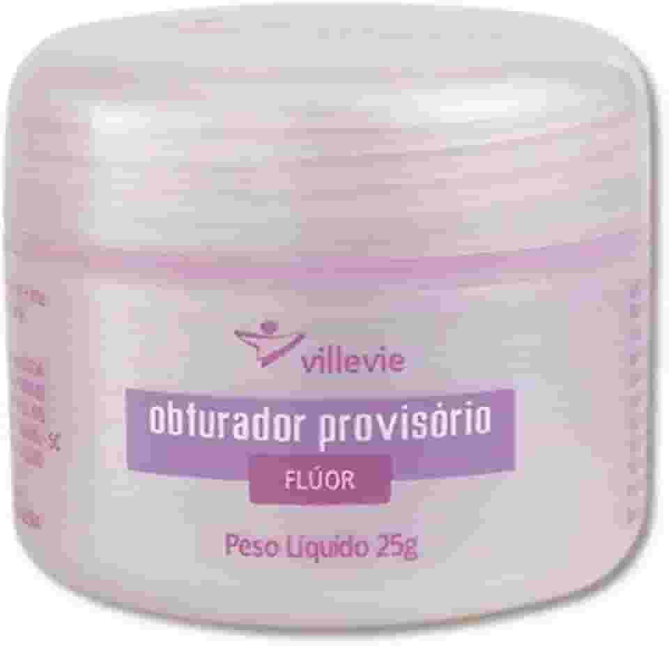 Cimento Obturador Provisorio Com Fluor 25g Villevie