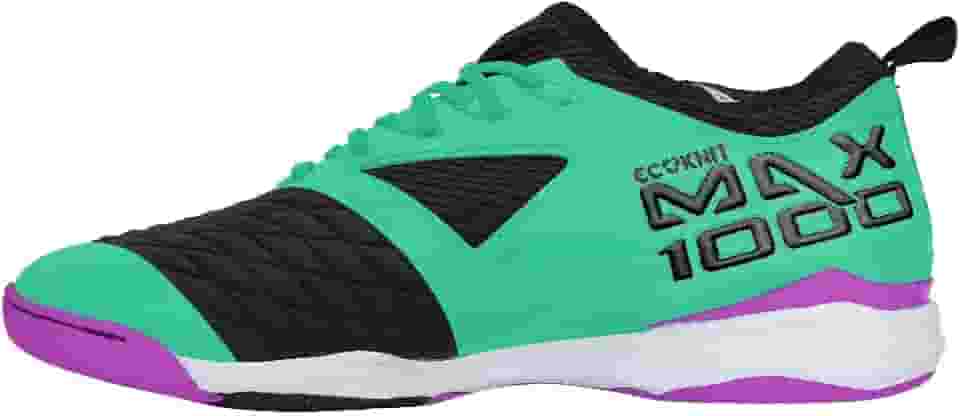 Chuteira Penalty Max 1000 Ecoknit Futsal Vermelha e Preta