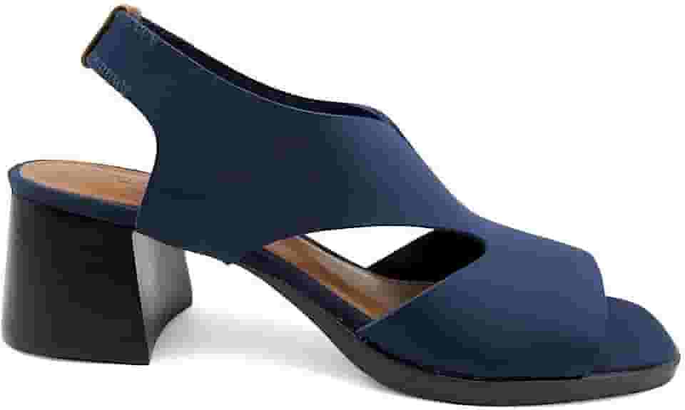 Sandália Feminina Confortaria Neoprene 7701051 Salto Bloco