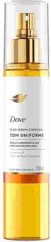 Dove Óleo Corporal Sérum Tom Uniforme Vitamina E e Óleo de Rosa Mosqueta 150ml